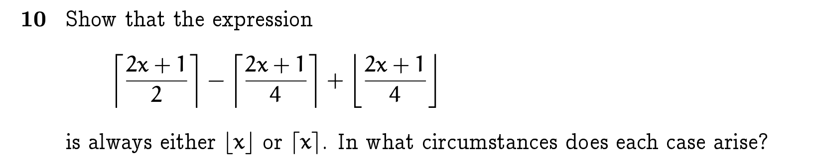 Solved 10 Show that the expression [27