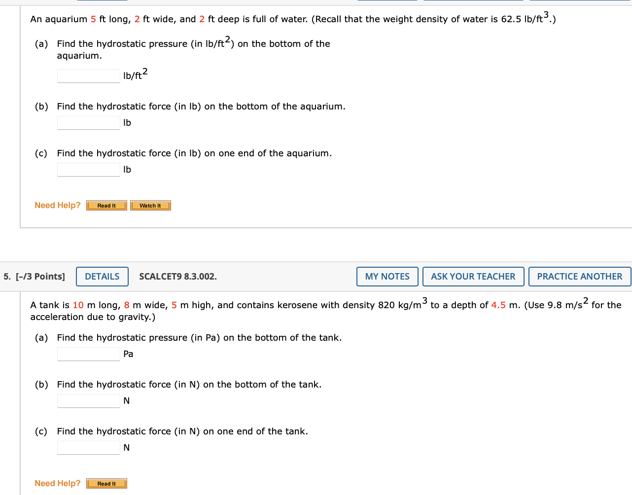 solved-an-aquarium-5ft-long-2ft-wide-and-2ft-deep-is-full-chegg