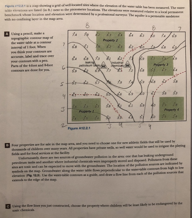 Solved Figure 12 2 1 Is A Map Showing A Grid Table Chegg Solved Figure 12 2 1 Is A Map Showing A Grid Table Chegg
