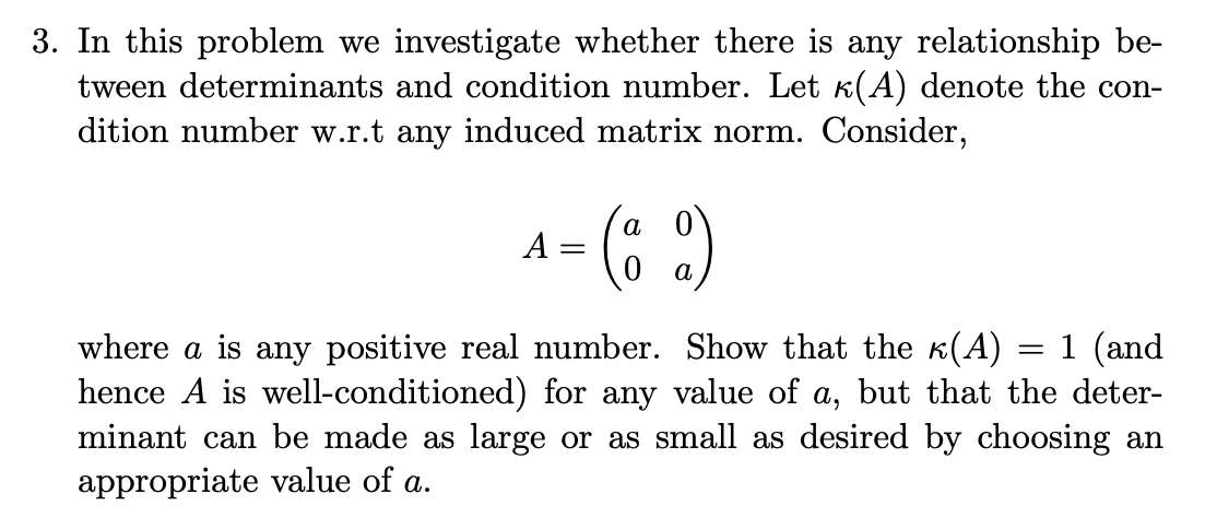 Solved In this problem we investigate whether there is any | Chegg.com