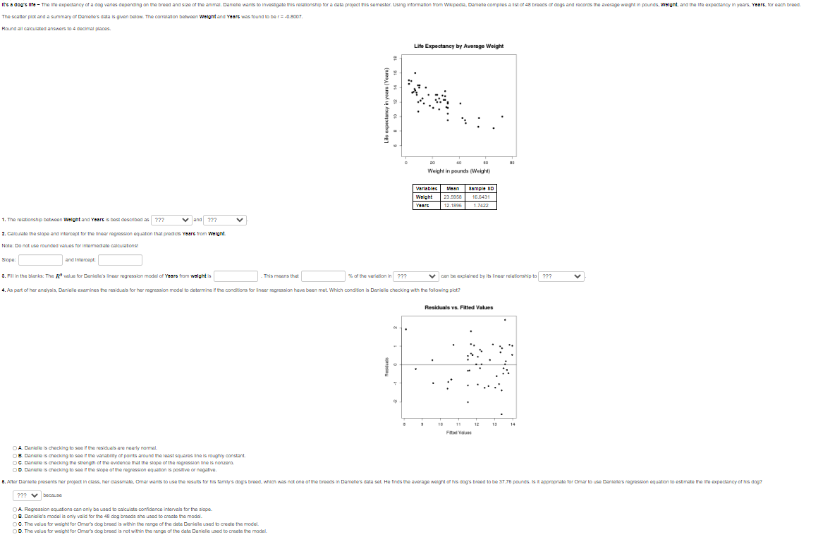 It's a dog's life The life expectancy of a dog