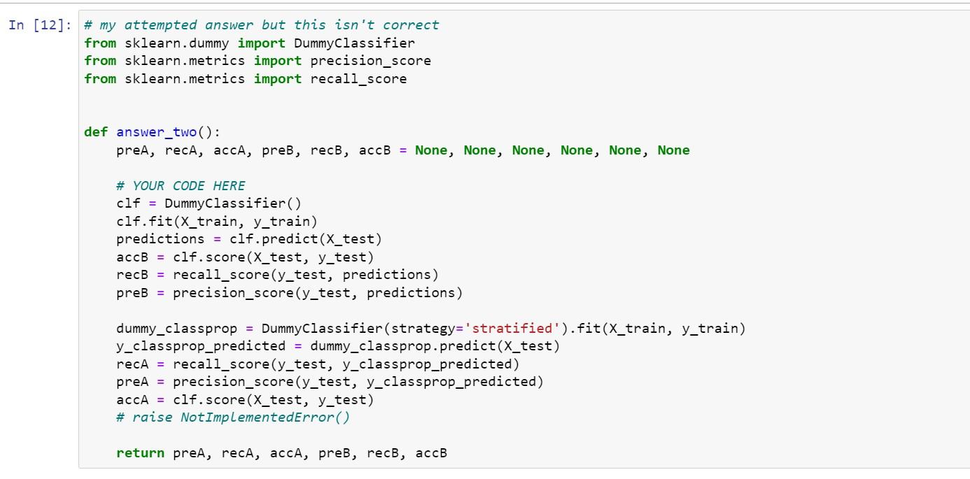 We've seen that so-called dummy classifiers can be | Chegg.com