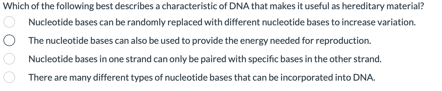 Solved Which of the following best describes a | Chegg.com