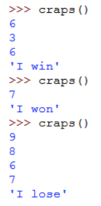 Solved Coding Language - Python Craps is a dice-based game | Chegg.com