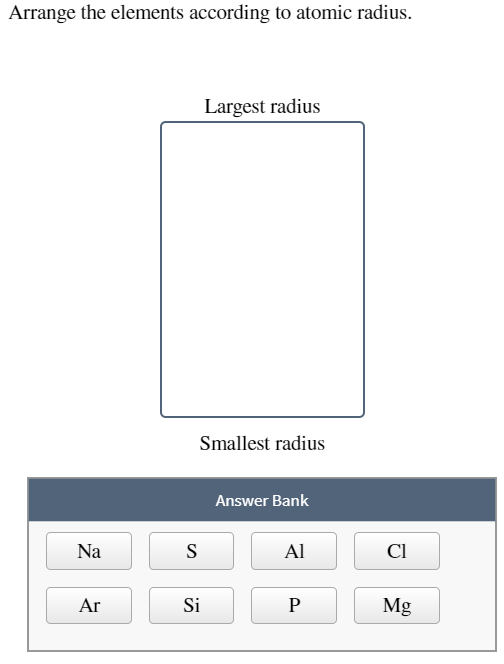 largest atomic radius of all elements