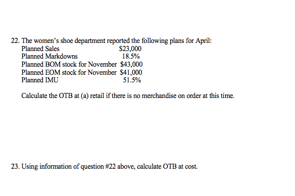shoe department sales