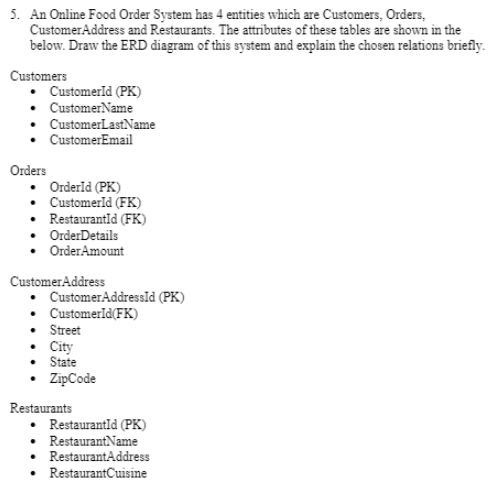 ER Diagram for Online Ordering System for futsal arena Furthermore, the