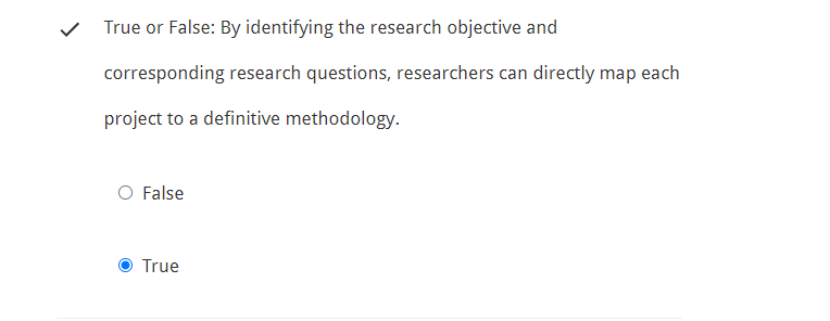 qualitative research is objective. true false