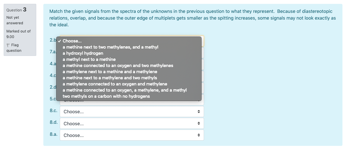 Solved Question 2. Match each set of 1H and 13C NMR spectra | Chegg.com