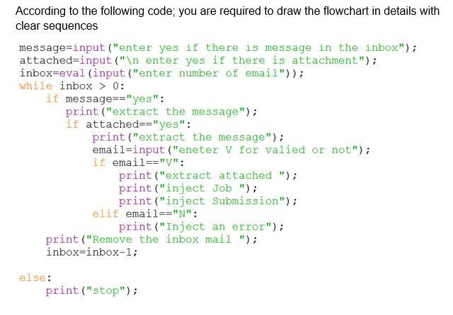 Solved According to the following code; you are required to | Chegg.com
