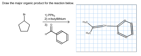 Solved Draw the major organic product for the reaction | Chegg.com