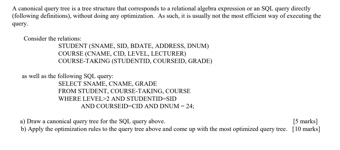 solved-a-canonical-query-tree-is-a-tree-structure-that-chegg