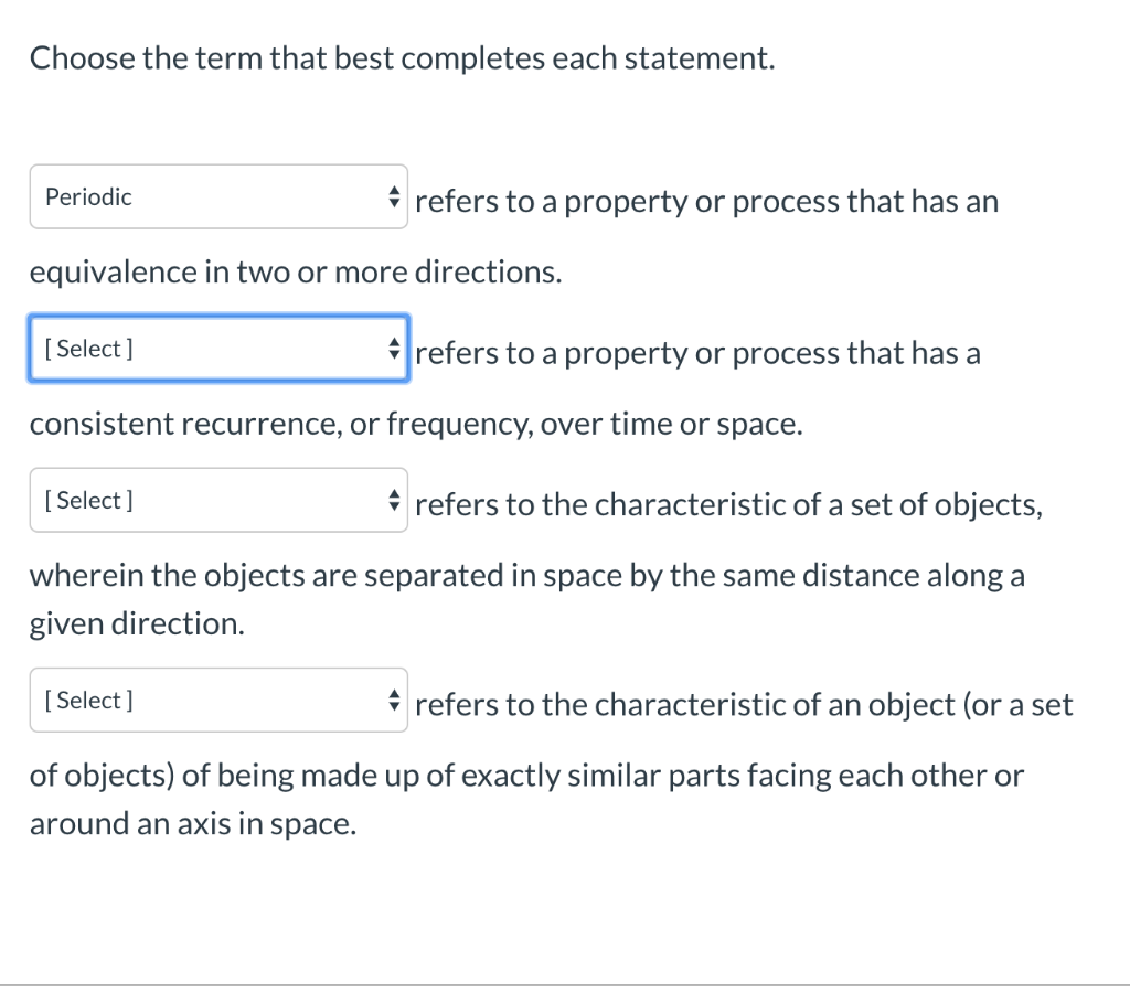 choose-the-term-that-best-completes-each-statement-chegg