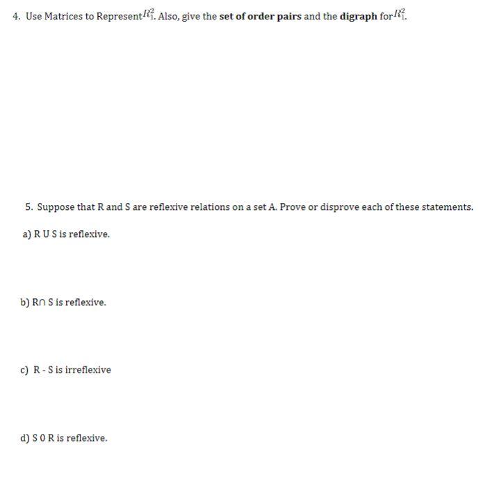 Solved Problem. Let A={a1,a2,a3},B={b1,b2,b3}.R1 And R2 Are | Chegg.com