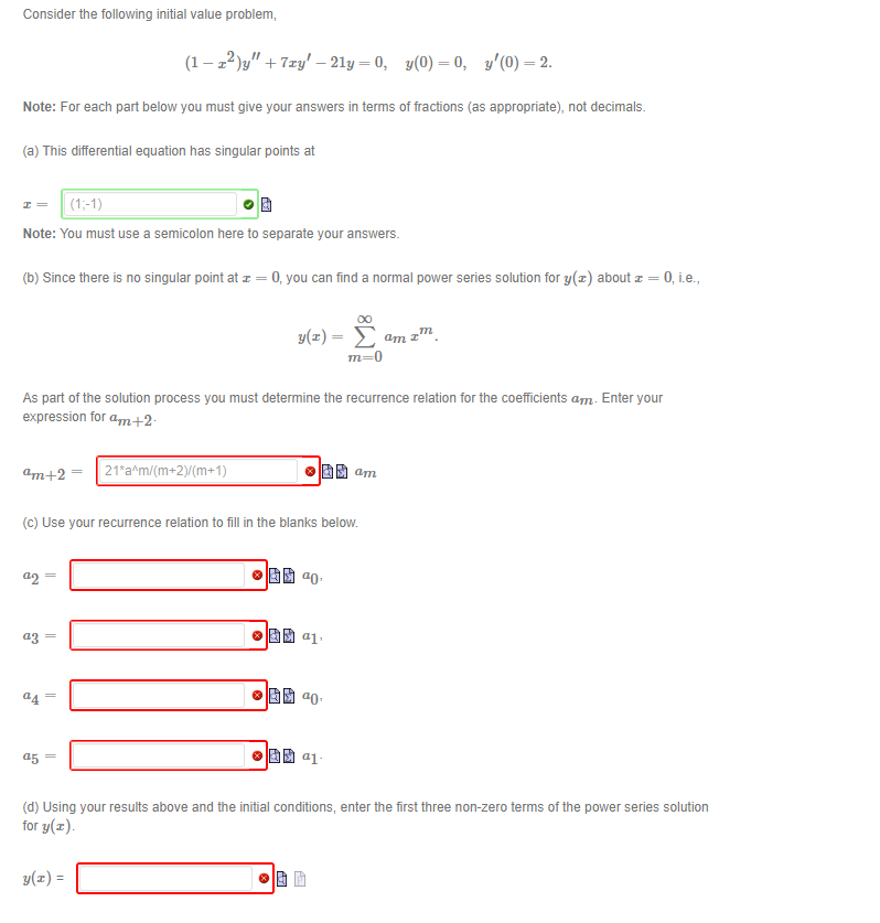 Solved Consider the following initial value problem, | Chegg.com