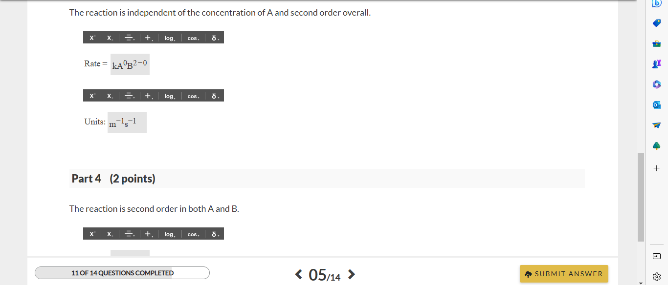 Solved Compounds A and B react to give a single product, C. | Chegg.com