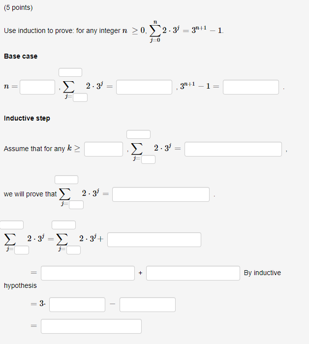 Solved Use Induction To Prove: For Any Integer | Chegg.com