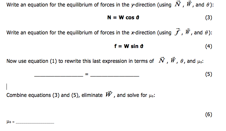 Solved Write An Equation For The Equilibrium Of Forces In Chegg Com