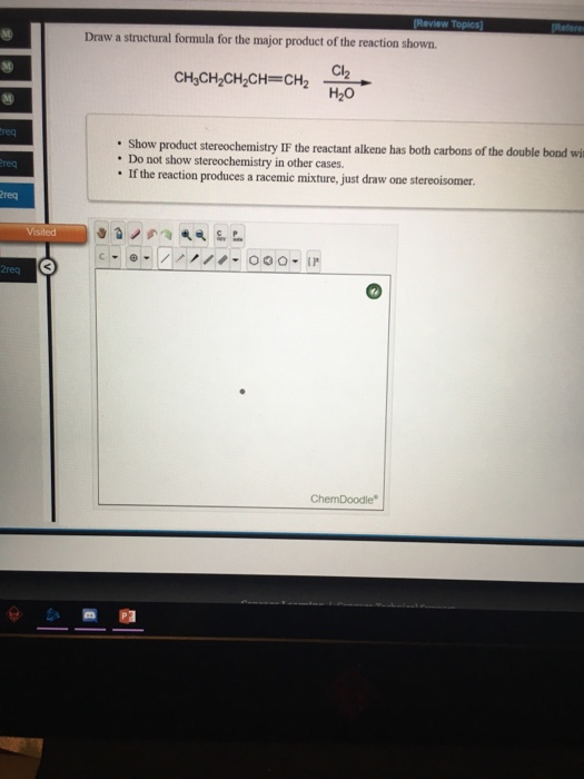 Solved Draw a structural formula for the major product of | Chegg.com