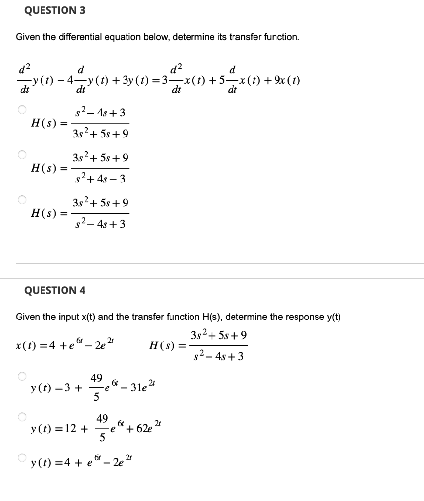 Solved Given the differential equation below, determine its | Chegg.com