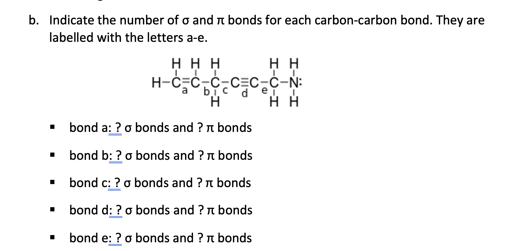 Solved 4 Answer The Questions About The Molecule Below Chegg Com