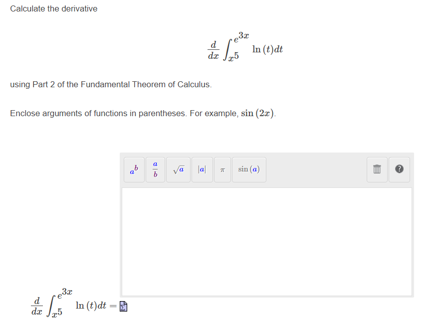 Solved Calculate the derivative using Part 2 of the | Chegg.com