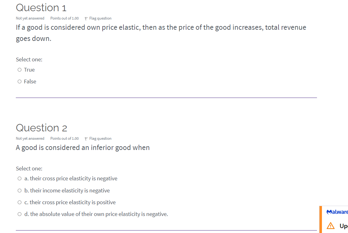 Solved Question 1 Not Yet Answered Points Out Of 1 00 P Flag Chegg Solved Question 1 Not Yet Answered Points Out Of 1 00 P Flag Chegg