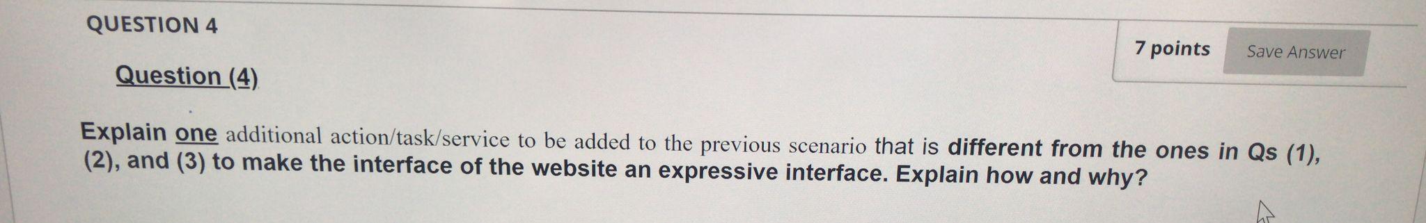 Solved QUESTION 1 7 points Save Answer Consider the | Chegg.com