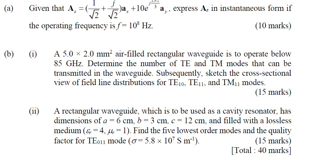 Solved (a) + -)a, +10e а express As in instantaneous form if | Chegg.com
