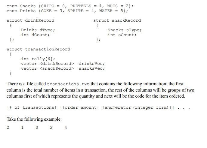 C++ • Practice with enum types • Practice with | Chegg.com