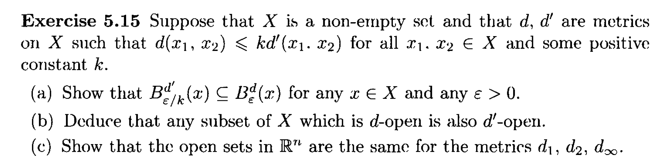 Solved Exercise 5.15 Suppose that X is a non-empty set and | Chegg.com