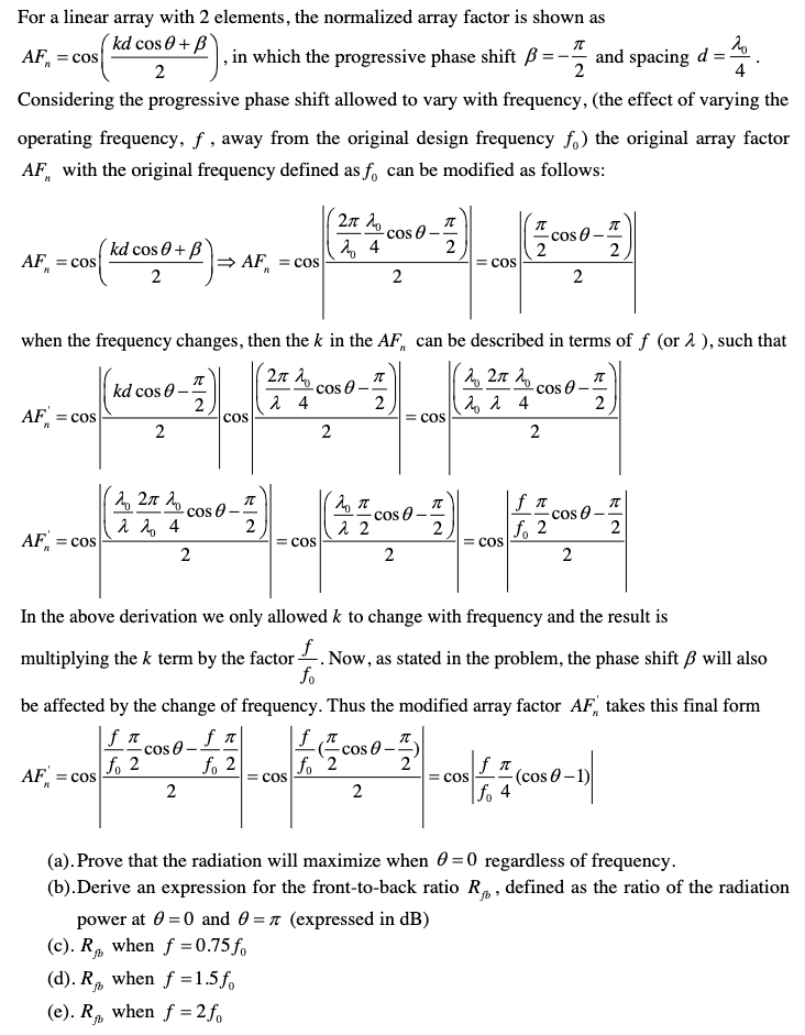 Solved I have solved this problem and wanted to check my | Chegg.com
