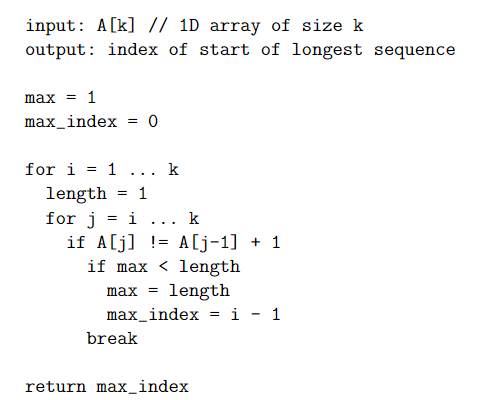 Solved 1. State the size of the input in big-Oh. For | Chegg.com