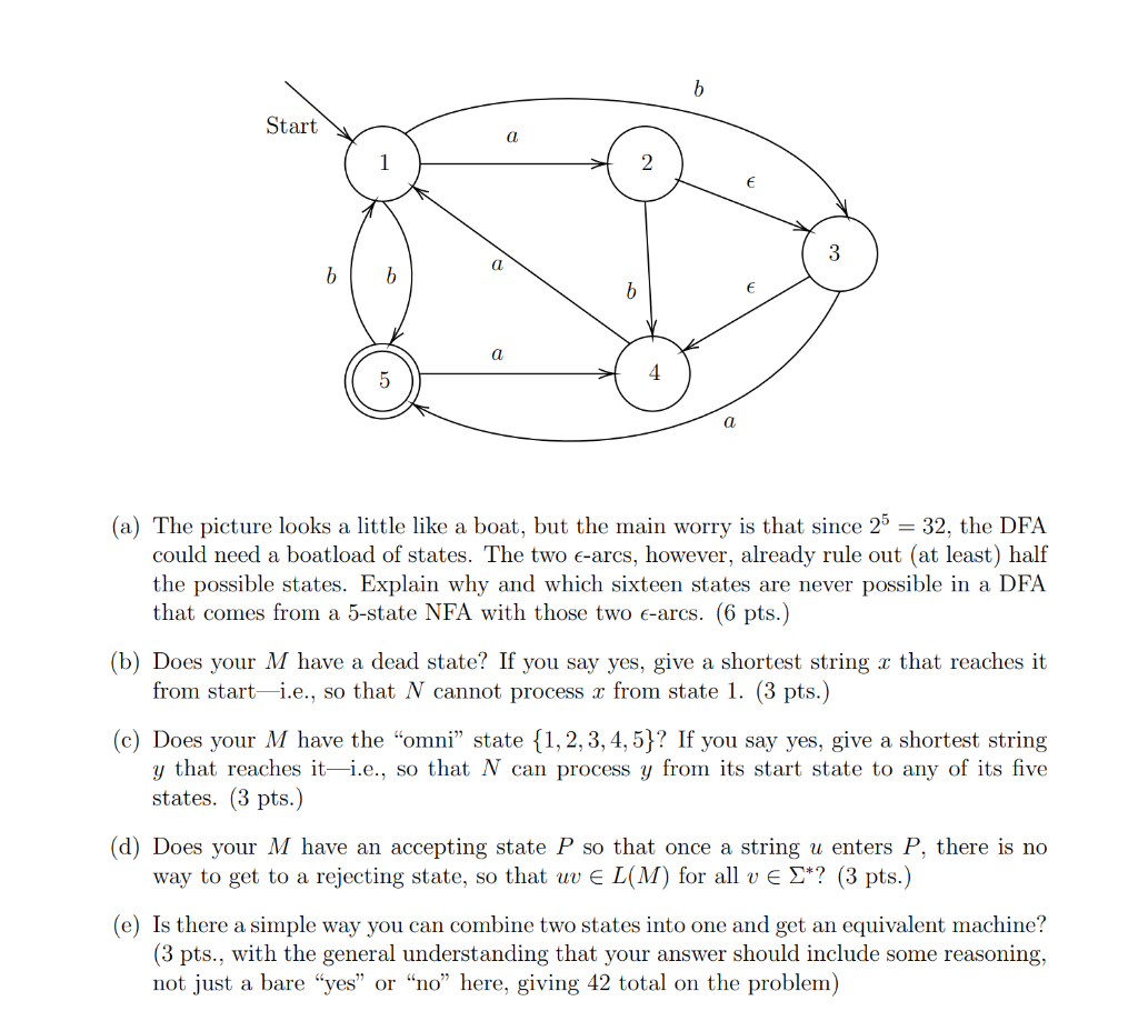 2 Convert The Following Nfa N Into An Equivalent Chegg Com