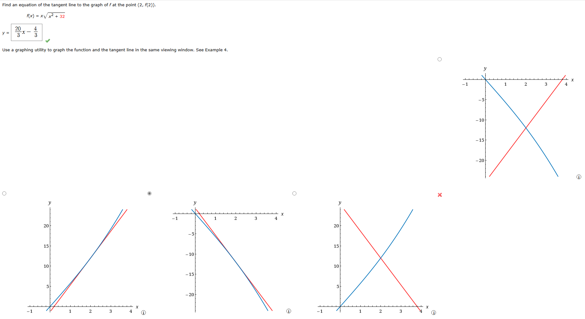 Solved Find an equation of the tangent line to the graph of | Chegg.com