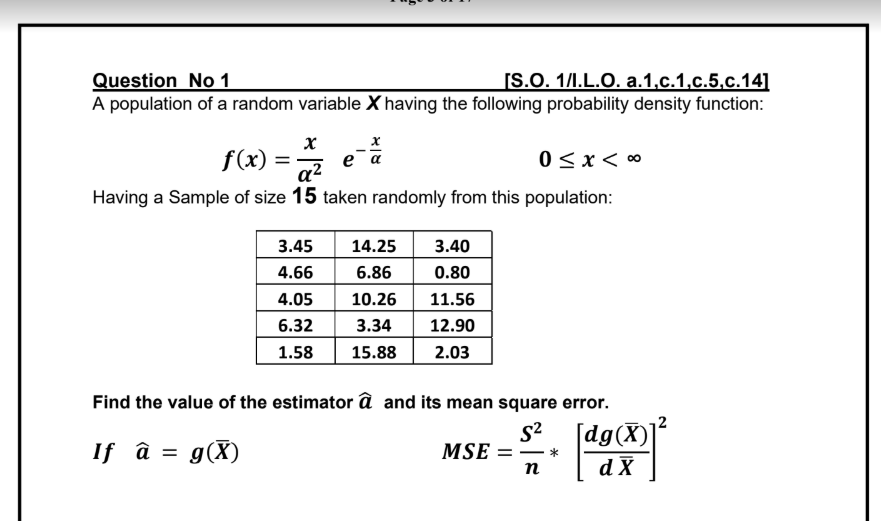 Solved Question No 1 S O 1 1 L O A 1 C 1 C 5 C 14 A P Chegg Com