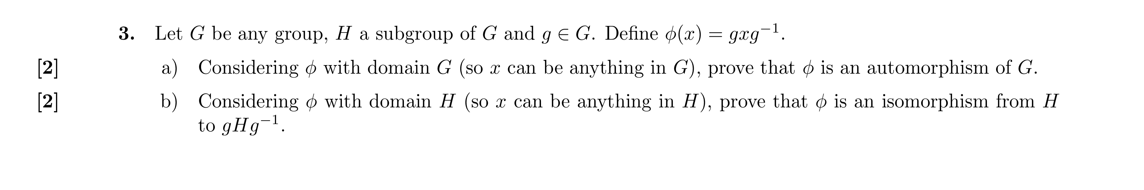 Solved I am really confuse about the automorphism and | Chegg.com