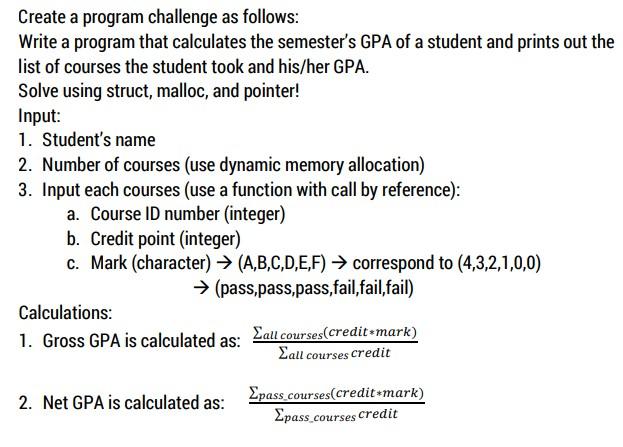 Solved Create a program challenge as follows: Write a | Chegg.com