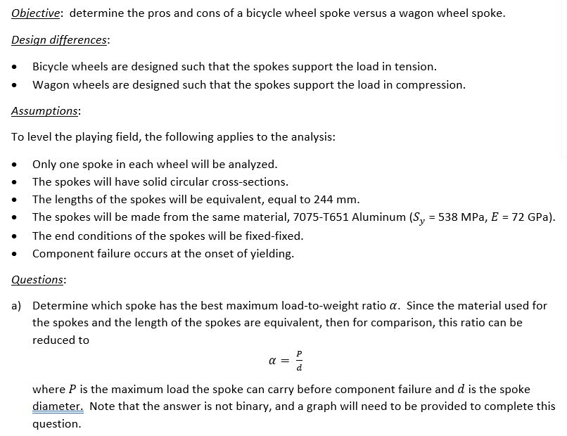 Solved Objective determine the pros and cons of a bicycle