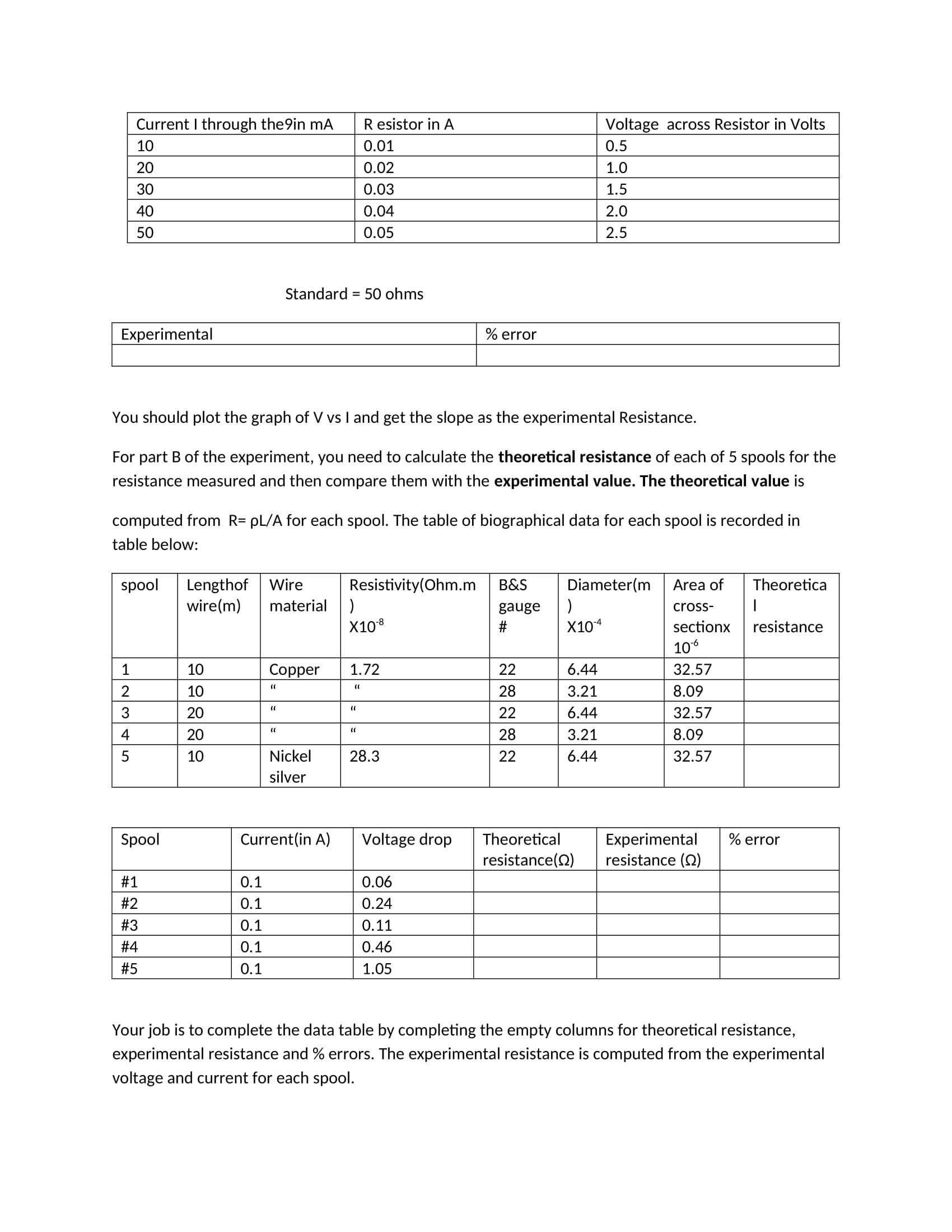 Solved EXPERIMENT #39- OHM'S LAW OBJECTIVE: A) To Study And | Chegg.com