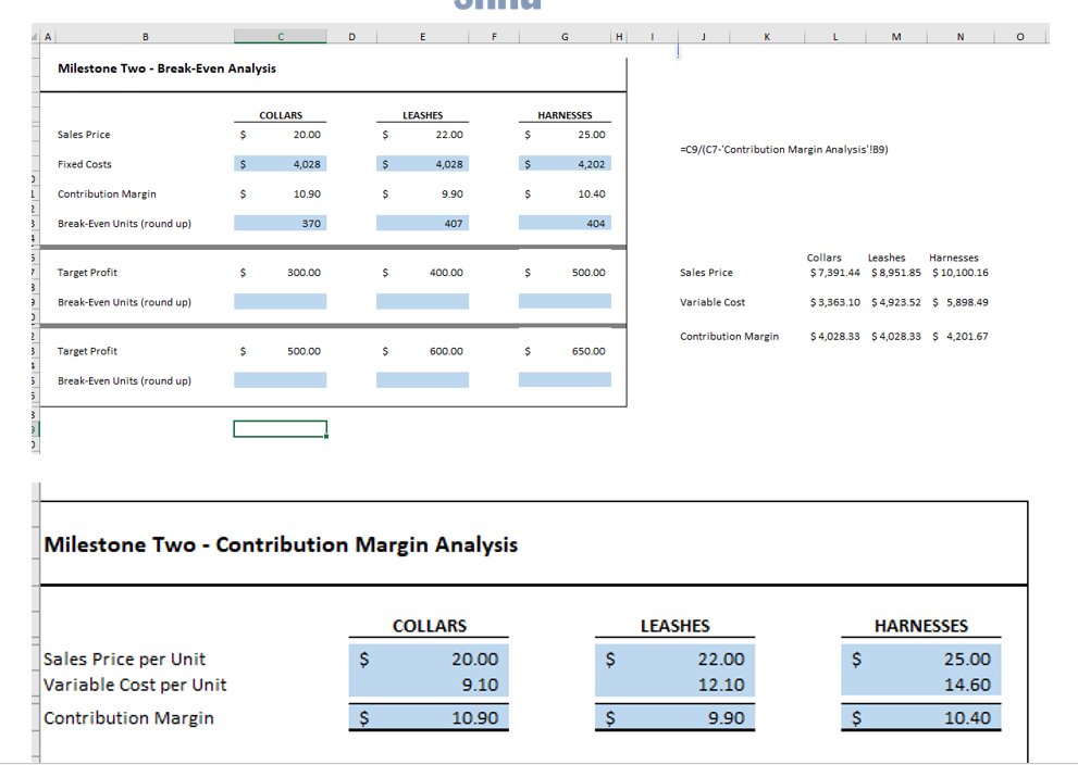 Solved Struggling with Calculation & Formulas for Target
