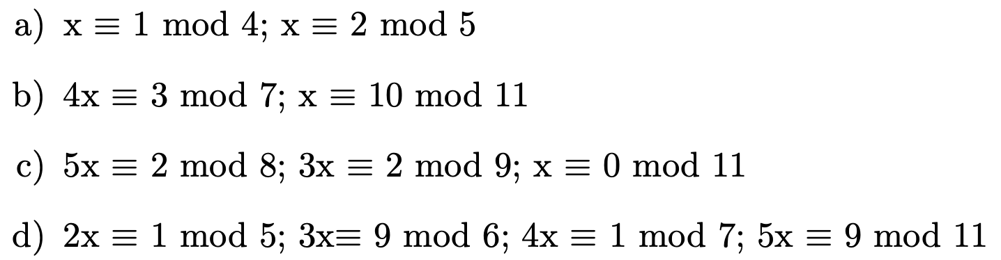 x^2 mod 5