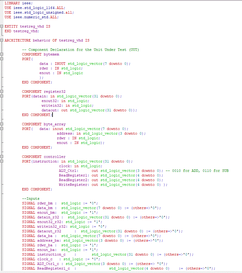 In this lab you will write VHDL code to create 32-bit | Chegg.com