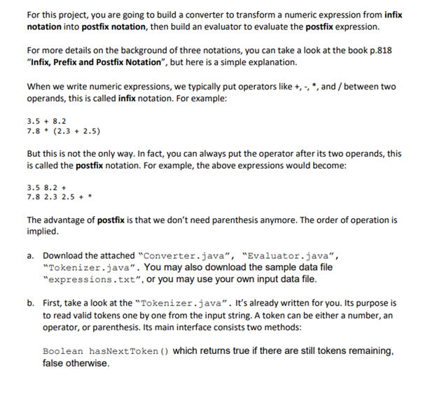 Solved For this project, you are going to build a converter | Chegg.com
