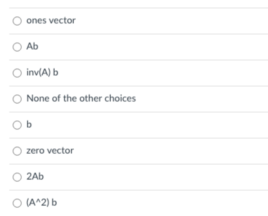 Solved Hi, this is a linear algebra problem, thank you in | Chegg.com