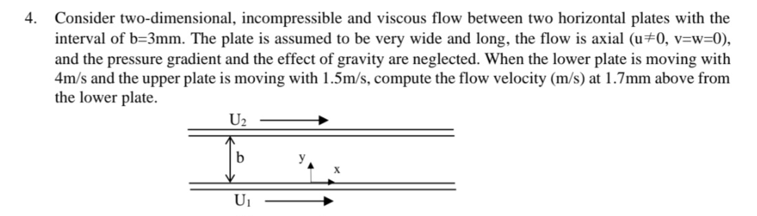 Solved Consider two-dimensional, incompressible and viscous | Chegg.com