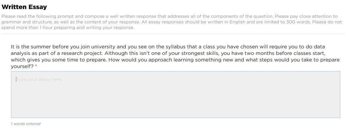 match each prompt to the type of essay it requires