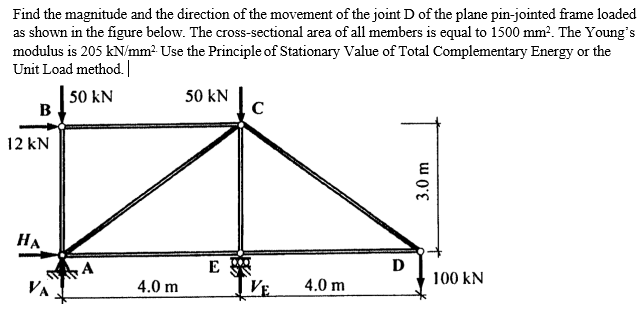 Find the magnitude and the direction of the movement | Chegg.com