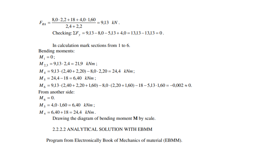 Solved PROBLEM 2.2 STRENGTH OF TWO SUPPORT BEAM 2.2.1. Task | Chegg.com