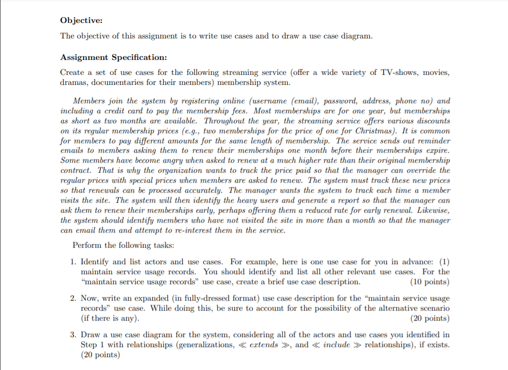 Solved Objective: The objective of this assignment is to | Chegg.com